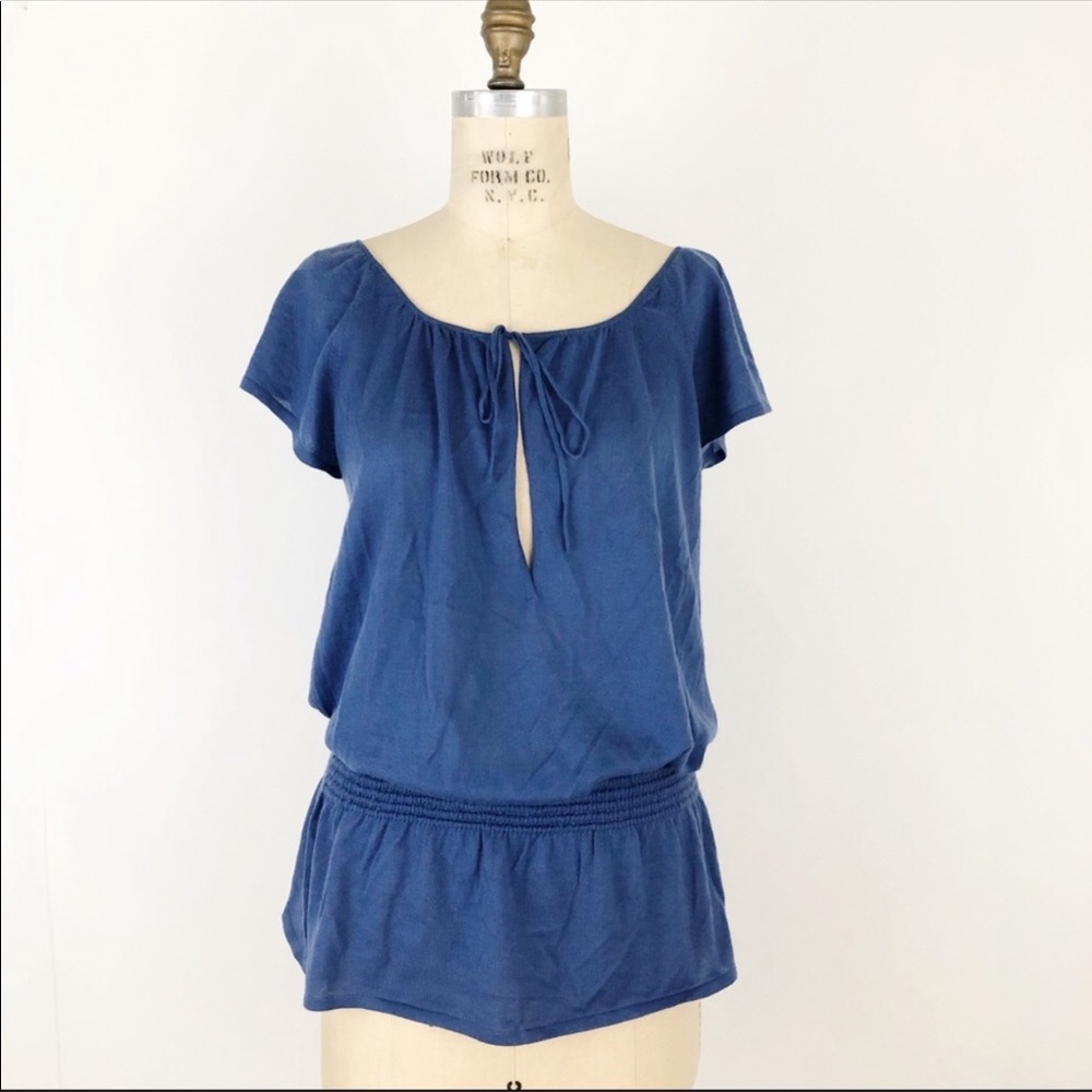 Michael Stars Cashmere keyhole tunic top